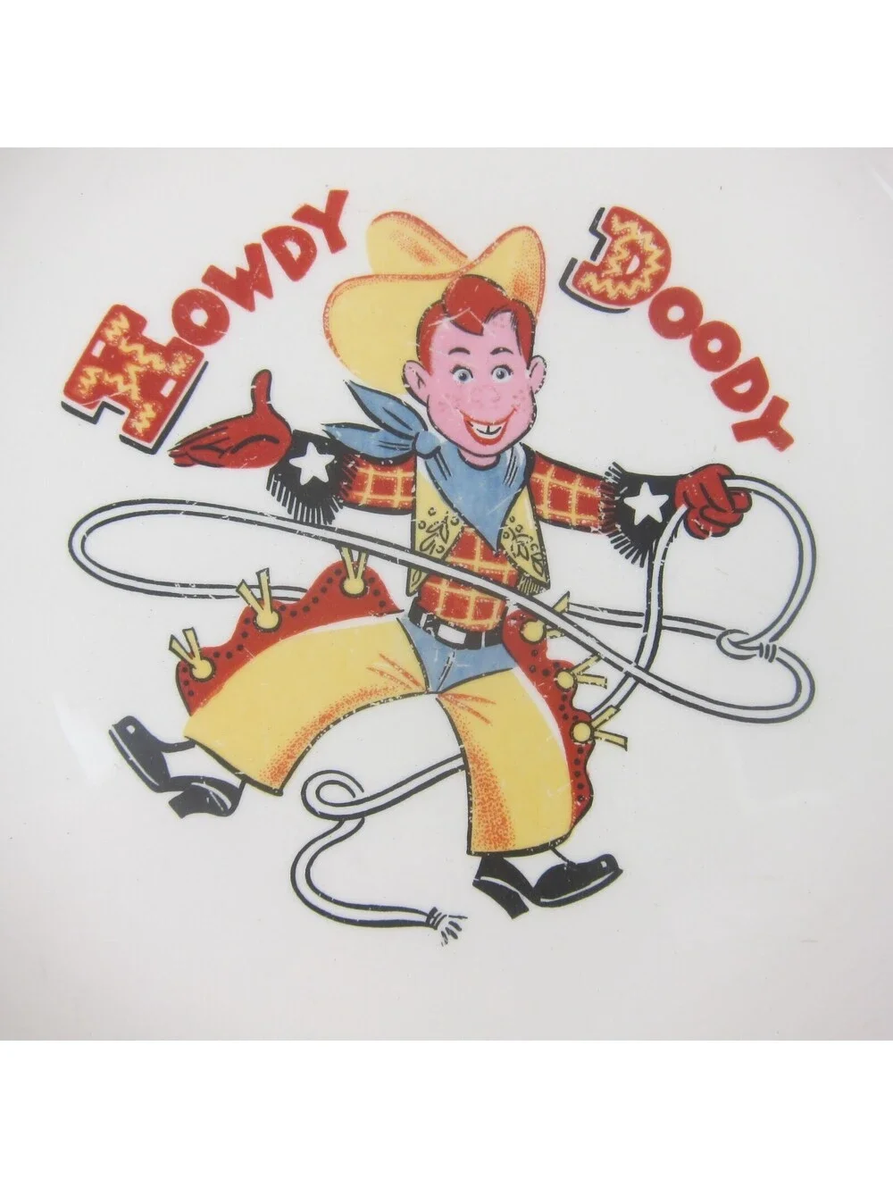 Vintage Howdy Doody Ceramic Plate 8.5